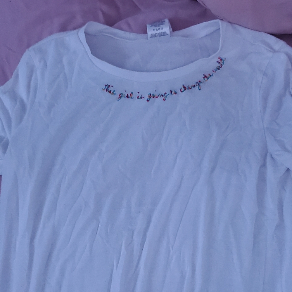 White tee 14/16